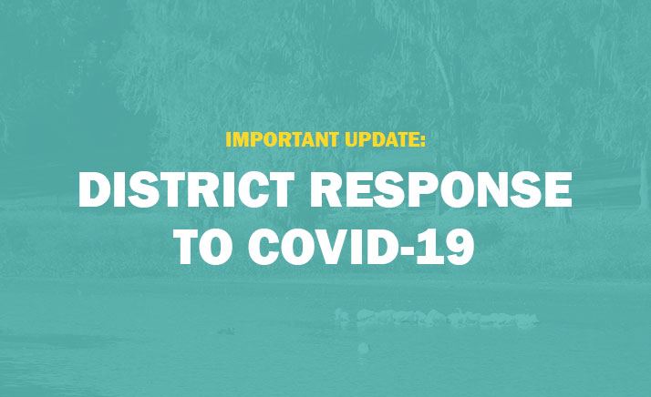 Important update: District response to COVID-19